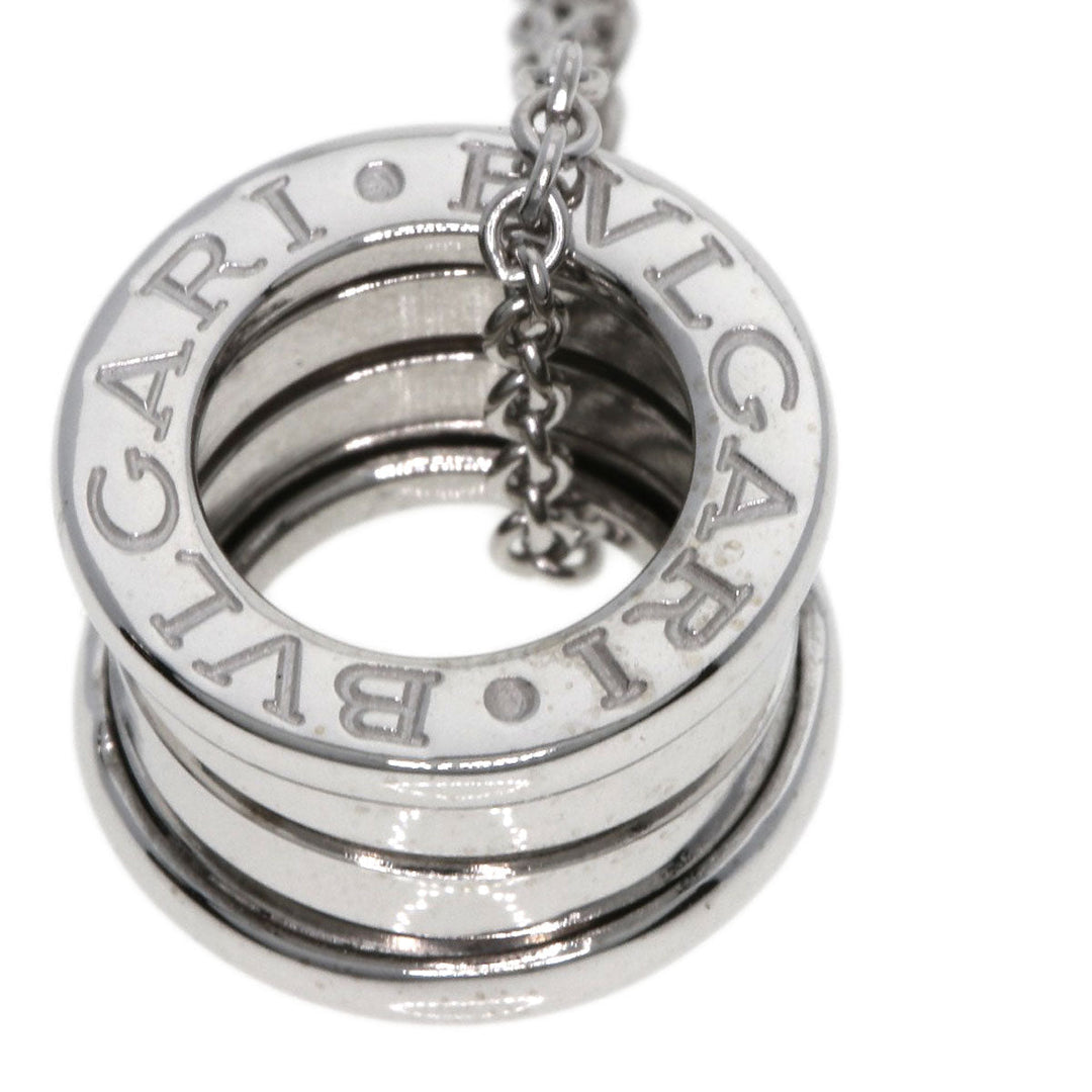 BVLGARI Necklace K18WG Silver B-zero1 B-zero one