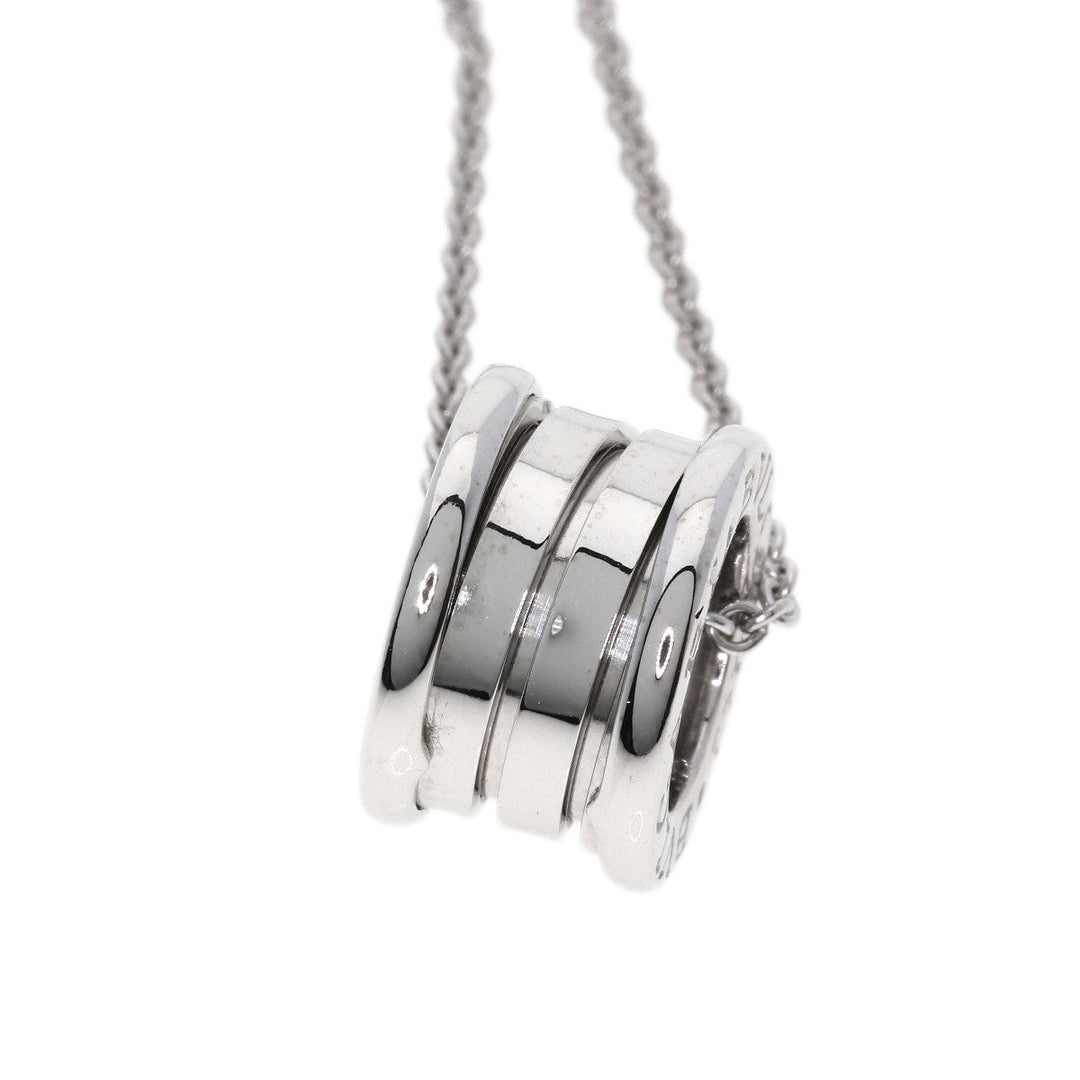 BVLGARI Necklace K18WG Silver B-zero1 B-zero one
