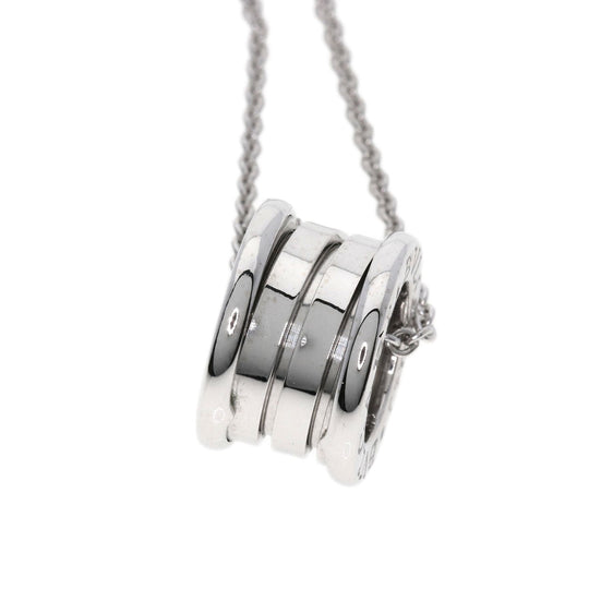 BVLGARI Necklace K18WG Silver B-zero1 B-zero one