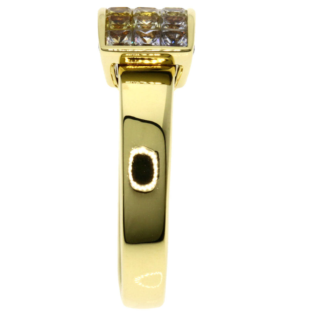 JUNE Ring 18K Yellow Gold gold Yellow sapphire diamond Women Used Authentic