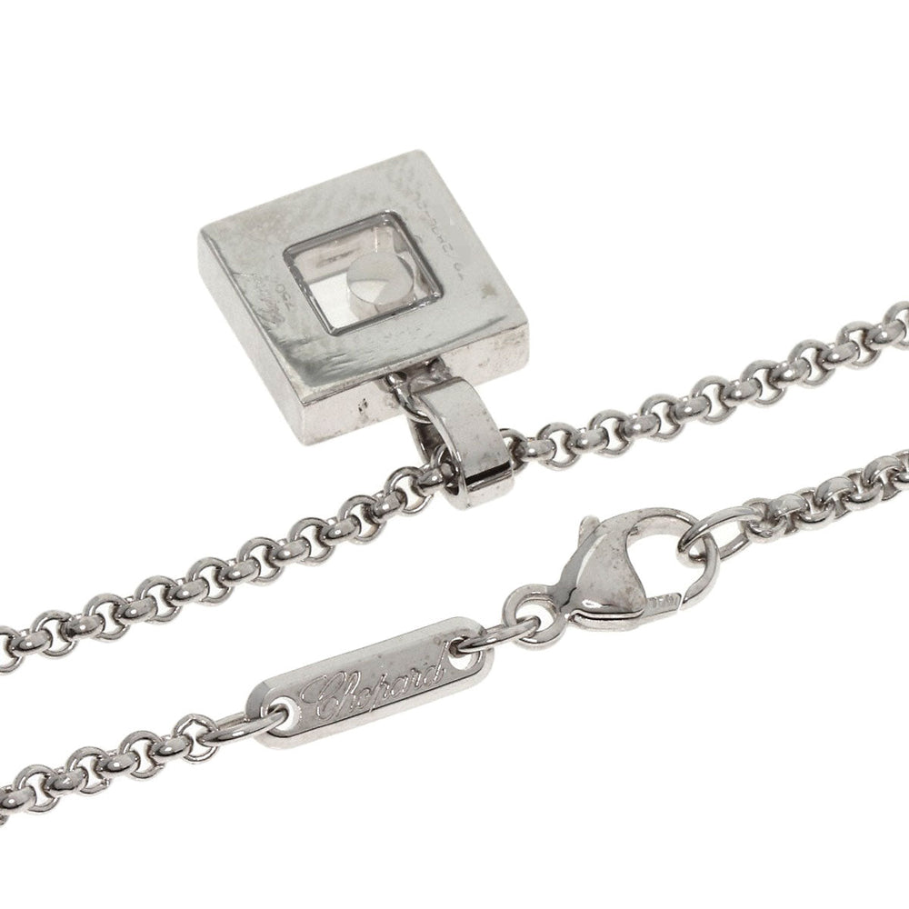 Chopard Necklace K18WG Silver Happy Diamond 79/2896-20