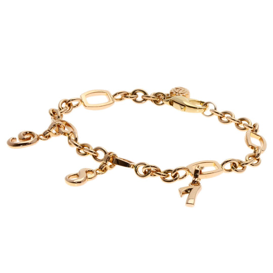 FRANCK MULLER bracelet 18K Pink Gold gold Talisman Number Charm 7.8.9