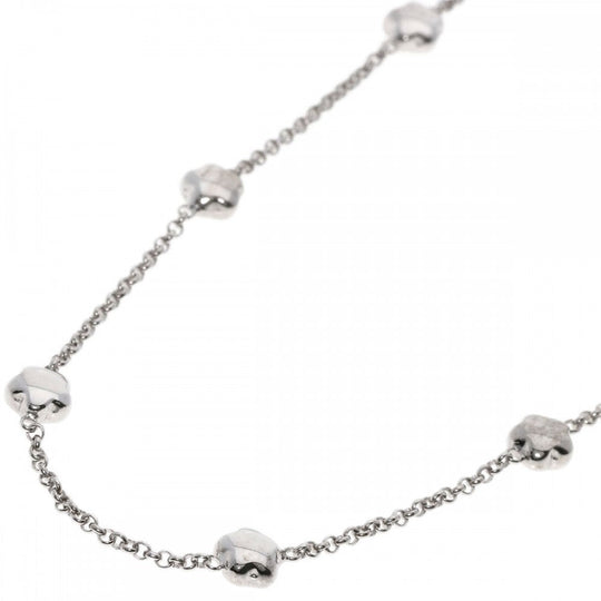 Ponte Vecchio Necklace K18WG Silver Star motif Women Used Authentic