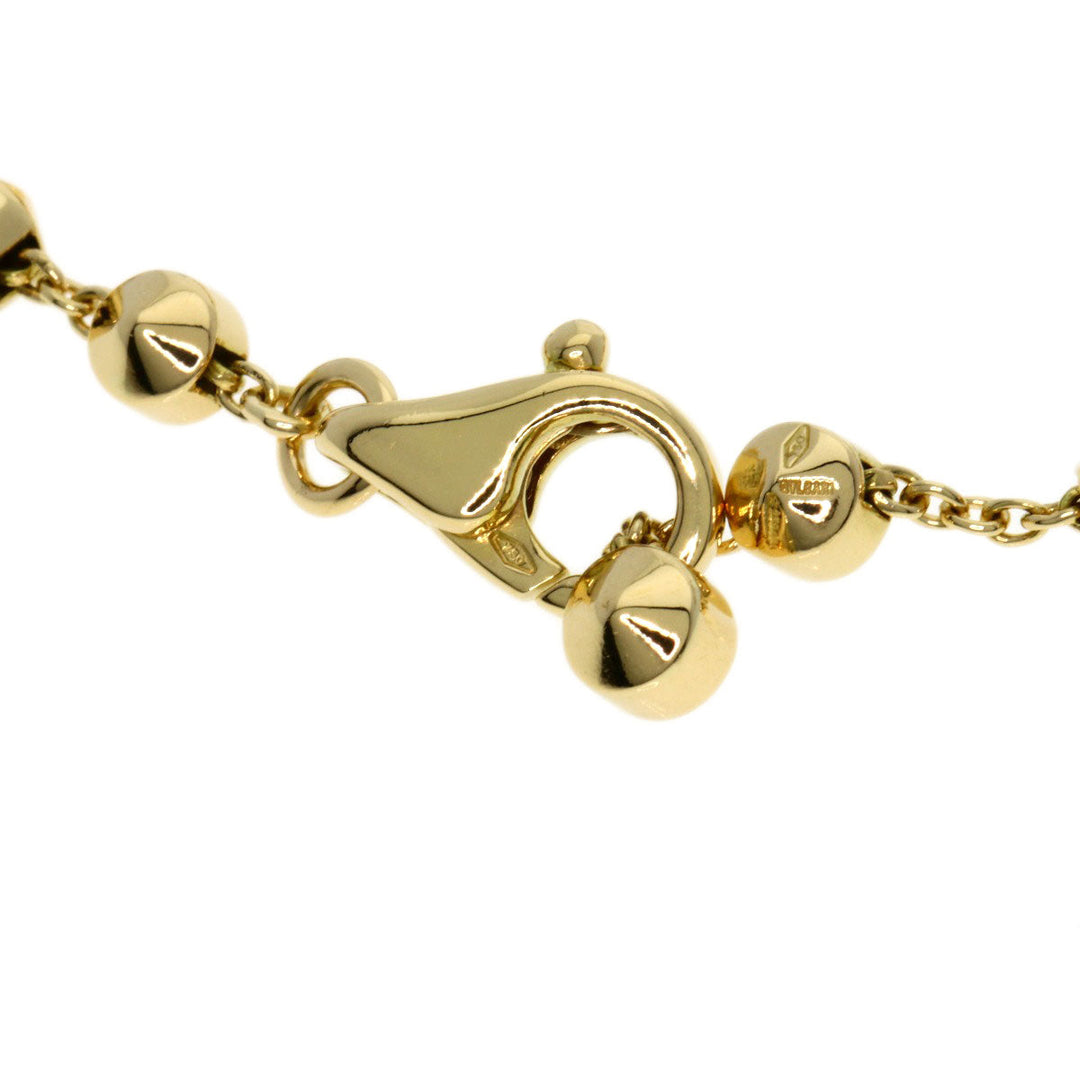 BVLGARI bracelet 18K Yellow Gold gold Lucia Stud 3 Row Women Used Authentic
