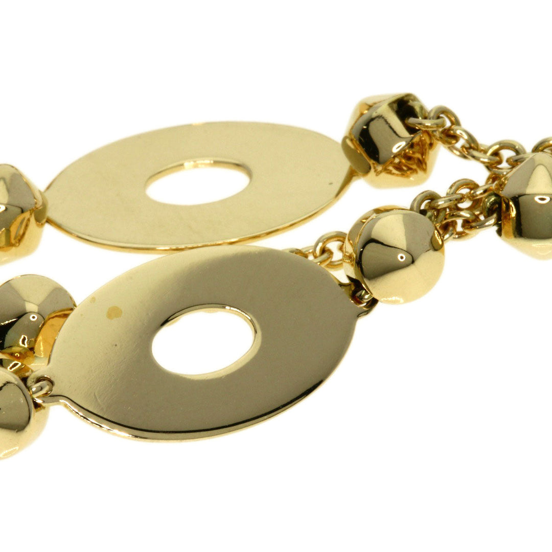 BVLGARI bracelet 18K Yellow Gold gold Lucia Stud 3 Row Women Used Authentic