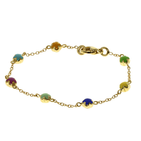 Ponte Vecchio bracelet 18K Yellow Gold multicolor multicolor Women Used Authentic