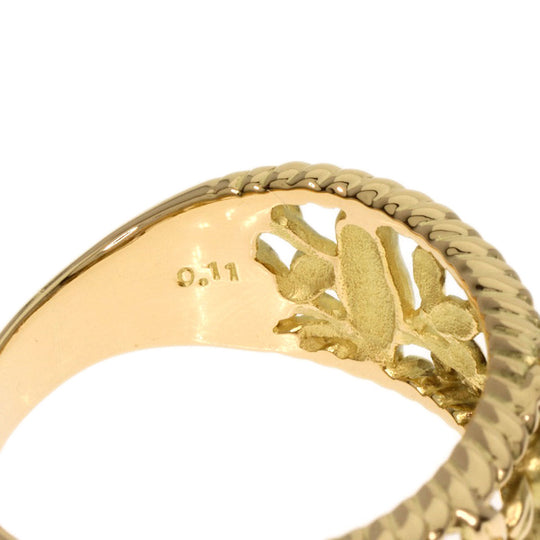 TASAKI Ring 18K Yellow Gold gold Little Bird Diamond Women Used Authentic