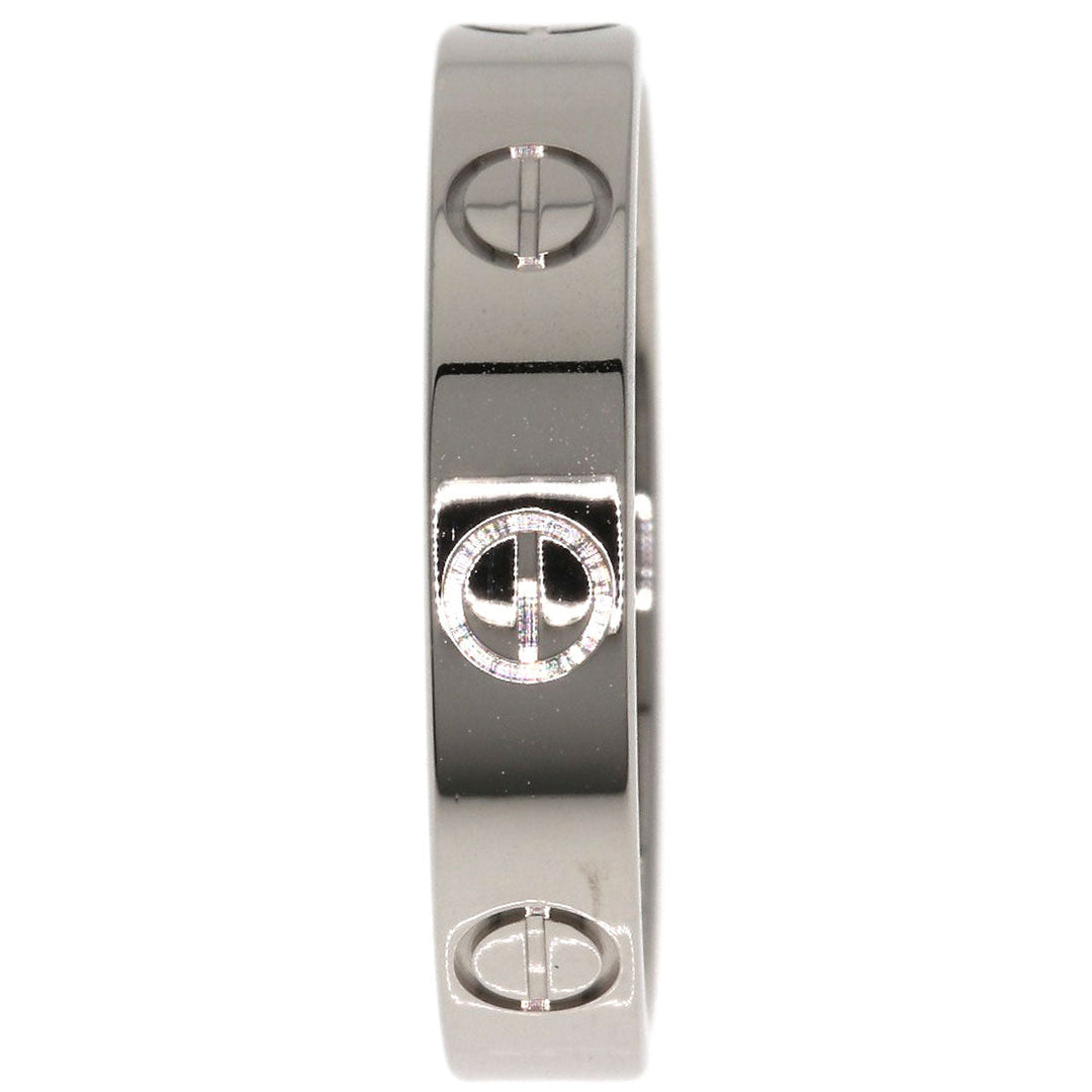 CARTIER Ring K18WG Silver Mini Love Ring #51