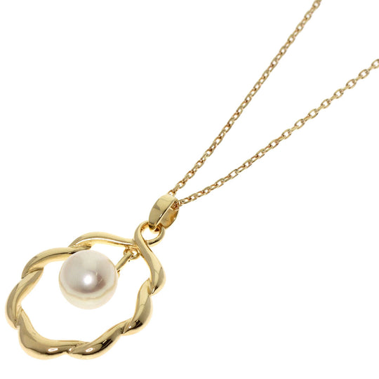 MIKIMOTO Necklace K14YG gold Pearl