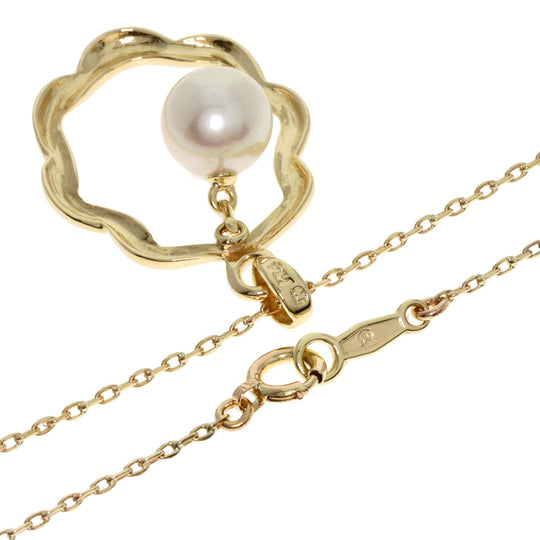 MIKIMOTO Necklace K14YG gold Pearl