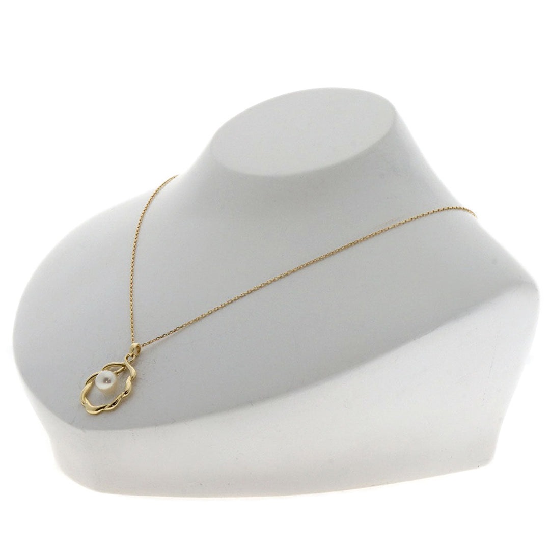 MIKIMOTO Necklace K14YG gold Pearl