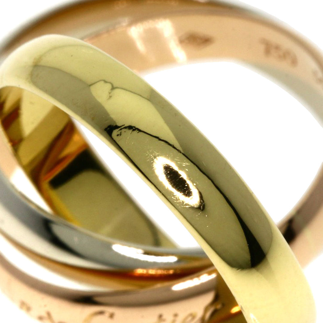 CARTIER Ring 18K Yellow Gold gold Trinity #50