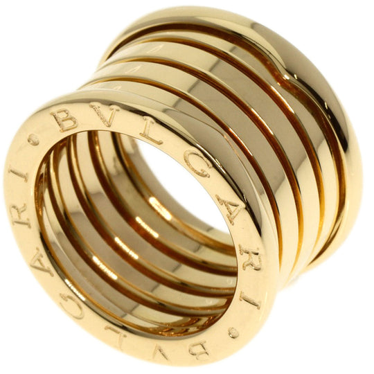BVLGARI Ring 18K Yellow Gold gold B-zero1 B-zero One 4 bands #49 Women Used Authentic