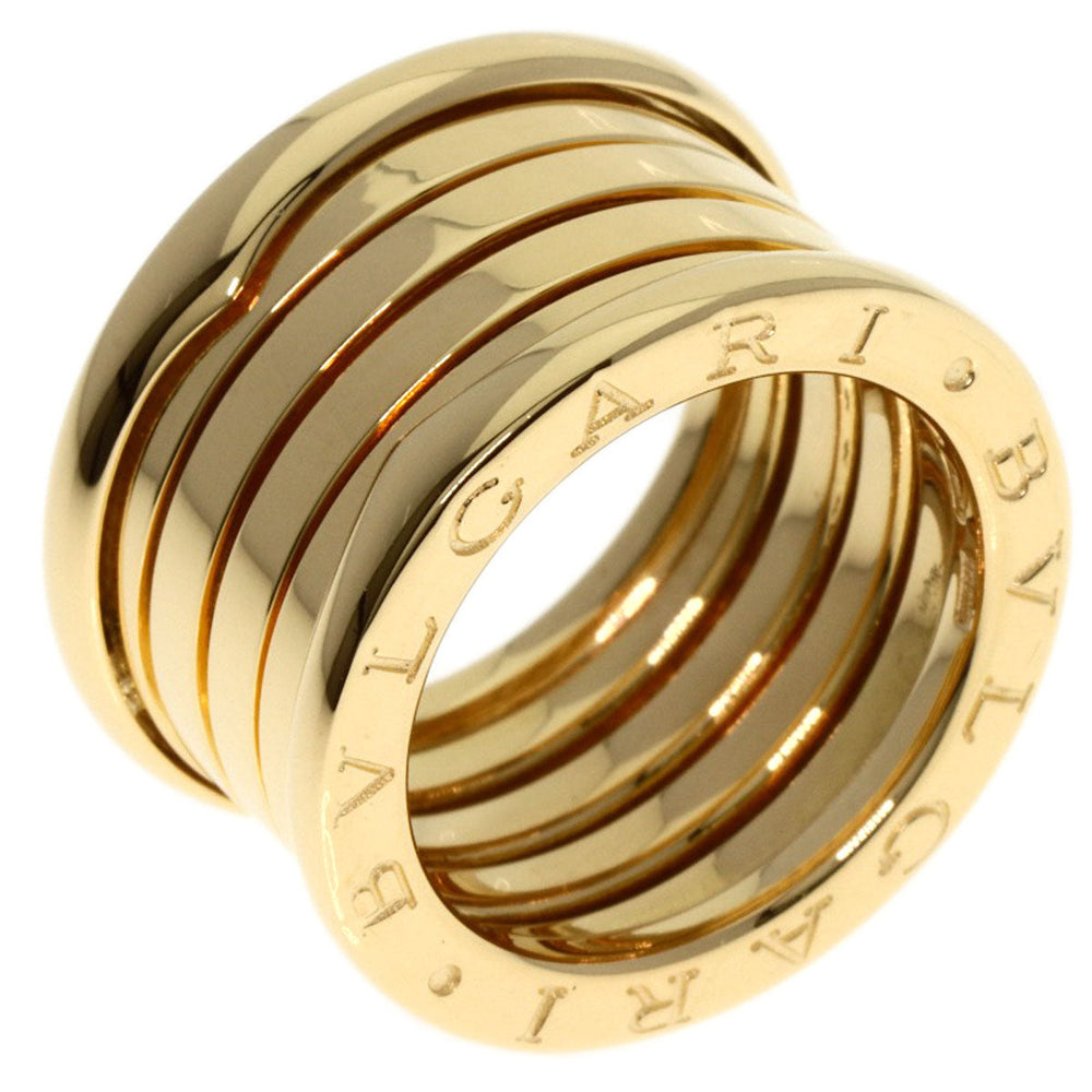 BVLGARI Ring 18K Yellow Gold gold B-zero1 B-zero One 4 bands #49 Women Used Authentic