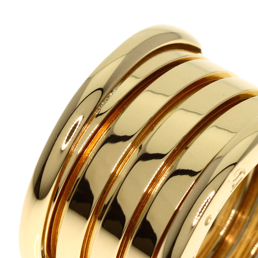 BVLGARI Ring 18K Yellow Gold gold B-zero1 B-zero One 4 bands #49 Women Used Authentic