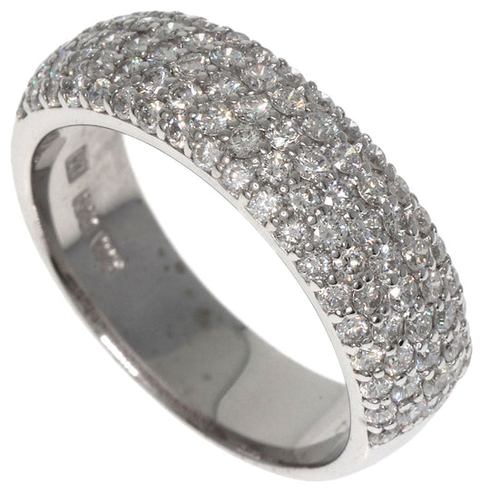 Ponte Vecchio Ring K18WG Silver Pave diamond