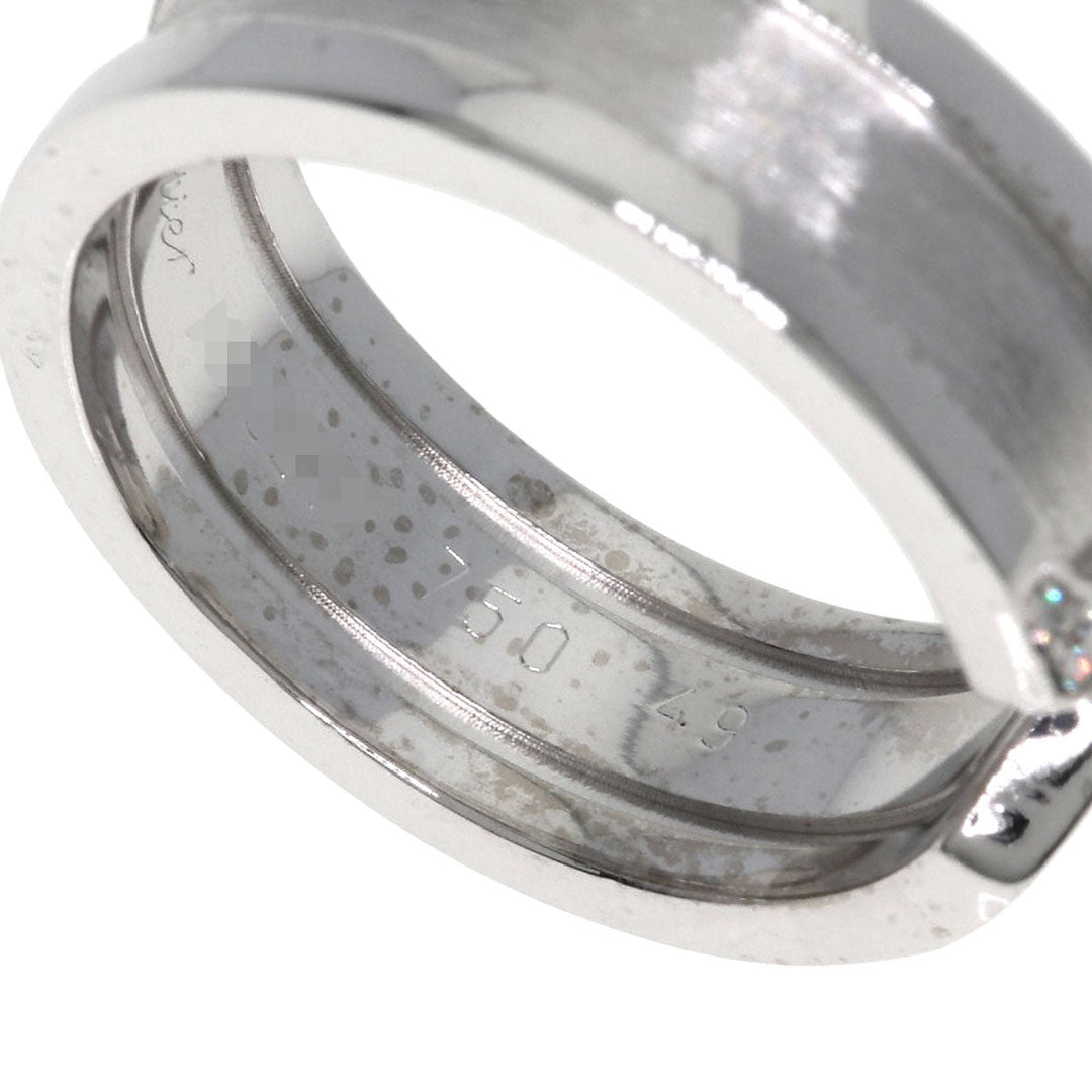 CARTIER Ring K18WG Silver C2 Diamond #49