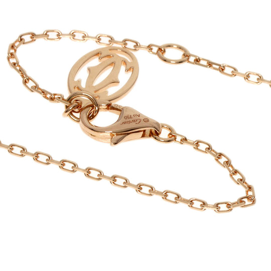CARTIER Necklace 18K Pink Gold gold Diamant Lger D'Amour Diamond SM Women Used Authentic