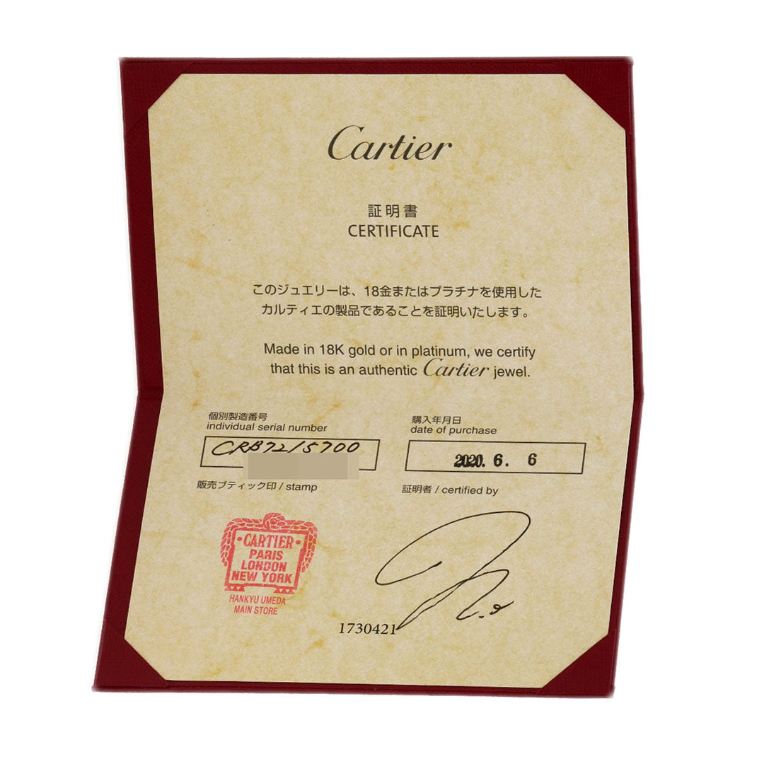 CARTIER Necklace 18K Pink Gold gold Diamant Lger D'Amour Diamond SM Women Used Authentic