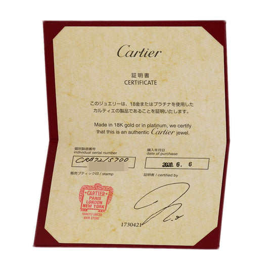 CARTIER Necklace 18K Pink Gold gold Diamant Lger D'Amour Diamond SM Women Used Authentic