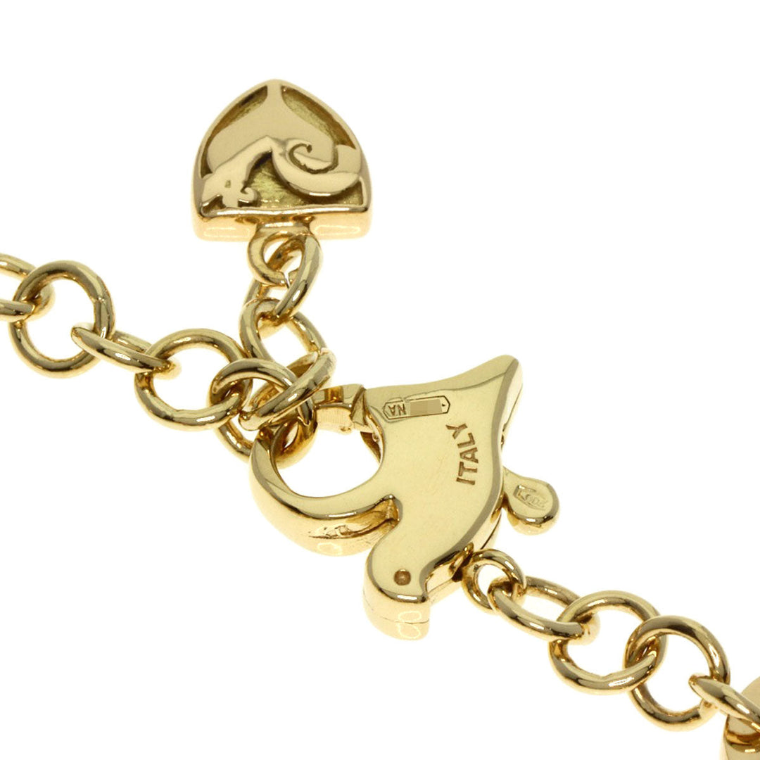 Chantecler bracelet 18K Yellow Gold gold Logo Diamond Bird Motif Women Used Authentic