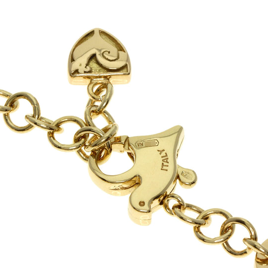 Chantecler bracelet 18K Yellow Gold gold Logo Diamond Bird Motif Women Used Authentic