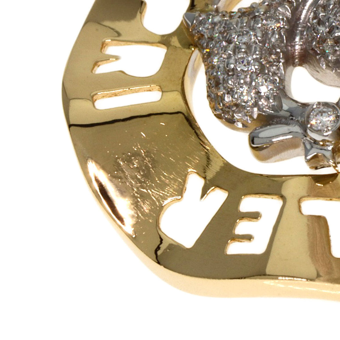 Chantecler bracelet 18K Yellow Gold gold Logo Diamond Bird Motif Women Used Authentic