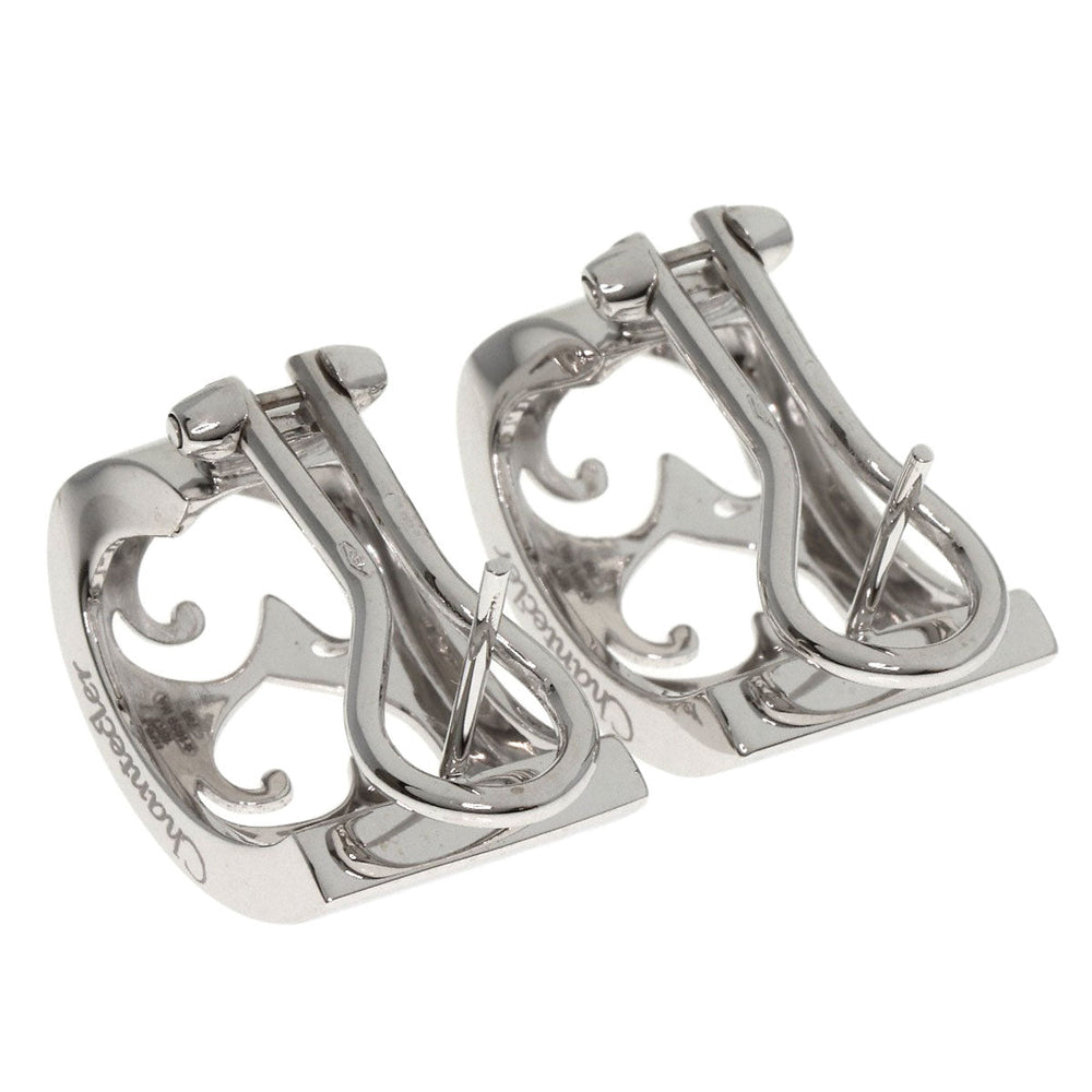 Chantecler Pierce K18WG Silver Bird motif Women Used Authentic