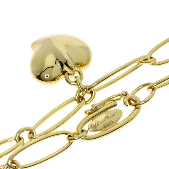TIFFANY&Co. bracelet 18K Yellow Gold gold Full heart Women Used Authentic