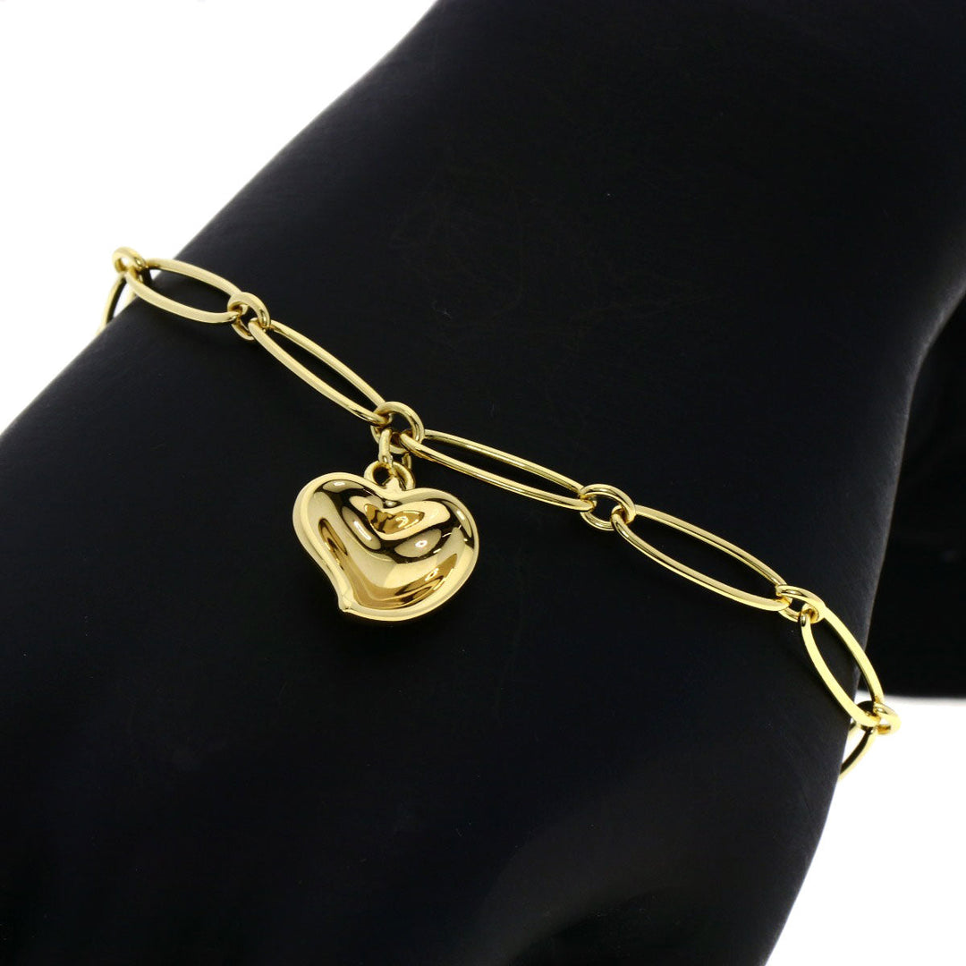 TIFFANY&Co. bracelet 18K Yellow Gold gold Full heart Women Used Authentic