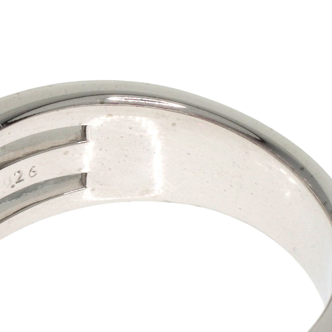 TASAKI Ring K18WG Silver Ruby diamond Women Used Authentic