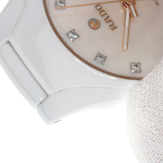 RADO Watches Mechanical Automatic 561.0244.3 ceramic white True 12P Diamond White shell dial