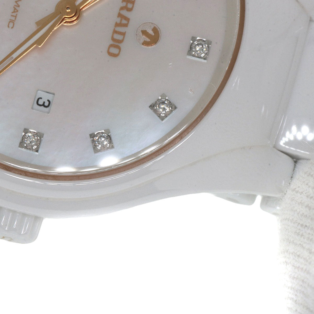 RADO Watches Mechanical Automatic 561.0244.3 ceramic white True 12P Diamond White shell dial