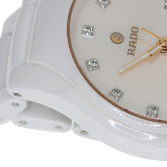 RADO Watches Mechanical Automatic 561.0244.3 ceramic white True 12P Diamond White shell dial