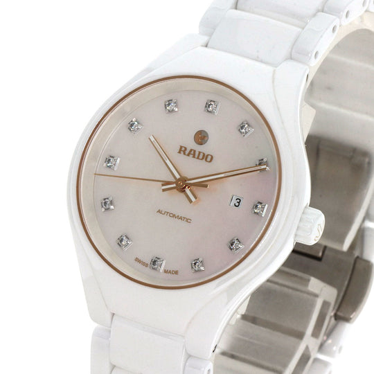 RADO Watches Mechanical Automatic 561.0244.3 ceramic white True 12P Diamond White shell dial