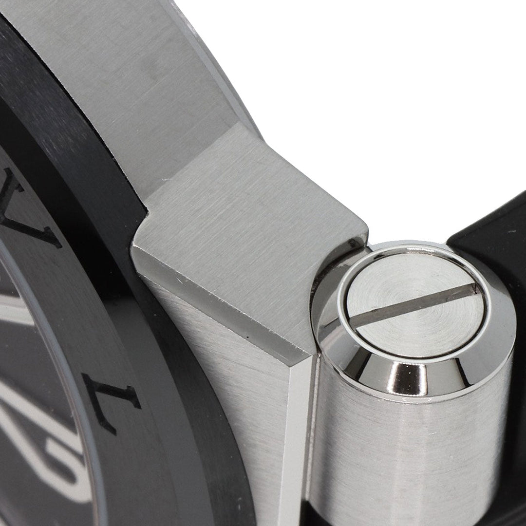 BVLGARI Watches Mechanical Automatic DG42SC Stainless Steel, Rubber, Ceramic Silver Diagono ceramic black dial mens Used Authentic