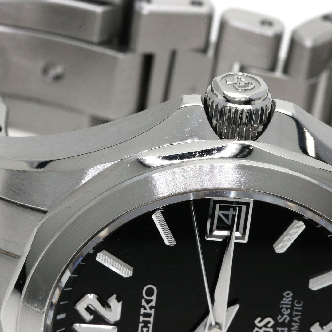 SEIKO Watches Mechanical Automatic SBGR019 9S55-0050 Stainless Steel Silver Grand Seiko Mechanical Date black dial