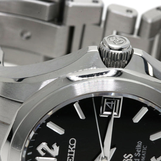 SEIKO Watches Mechanical Automatic SBGR019 9S55-0050 Stainless Steel Silver Grand Seiko Mechanical Date black dial