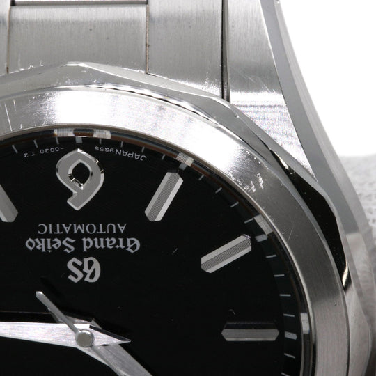 SEIKO Watches Mechanical Automatic SBGR019 9S55-0050 Stainless Steel Silver Grand Seiko Mechanical Date black dial