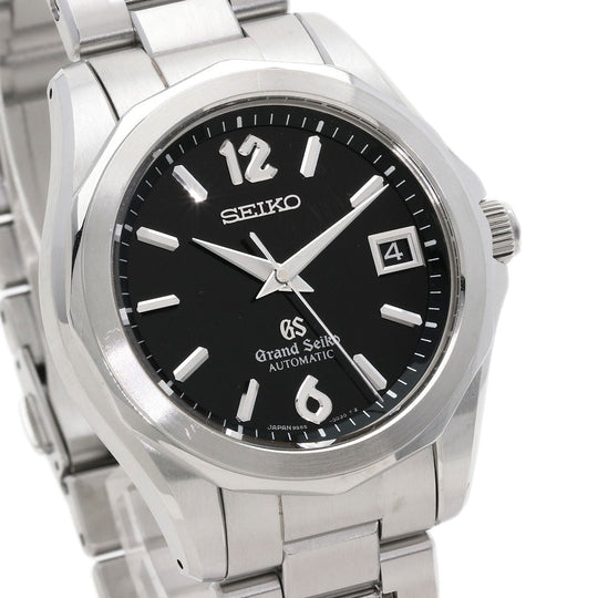 SEIKO Watches Mechanical Automatic SBGR019 9S55-0050 Stainless Steel Silver Grand Seiko Mechanical Date black dial