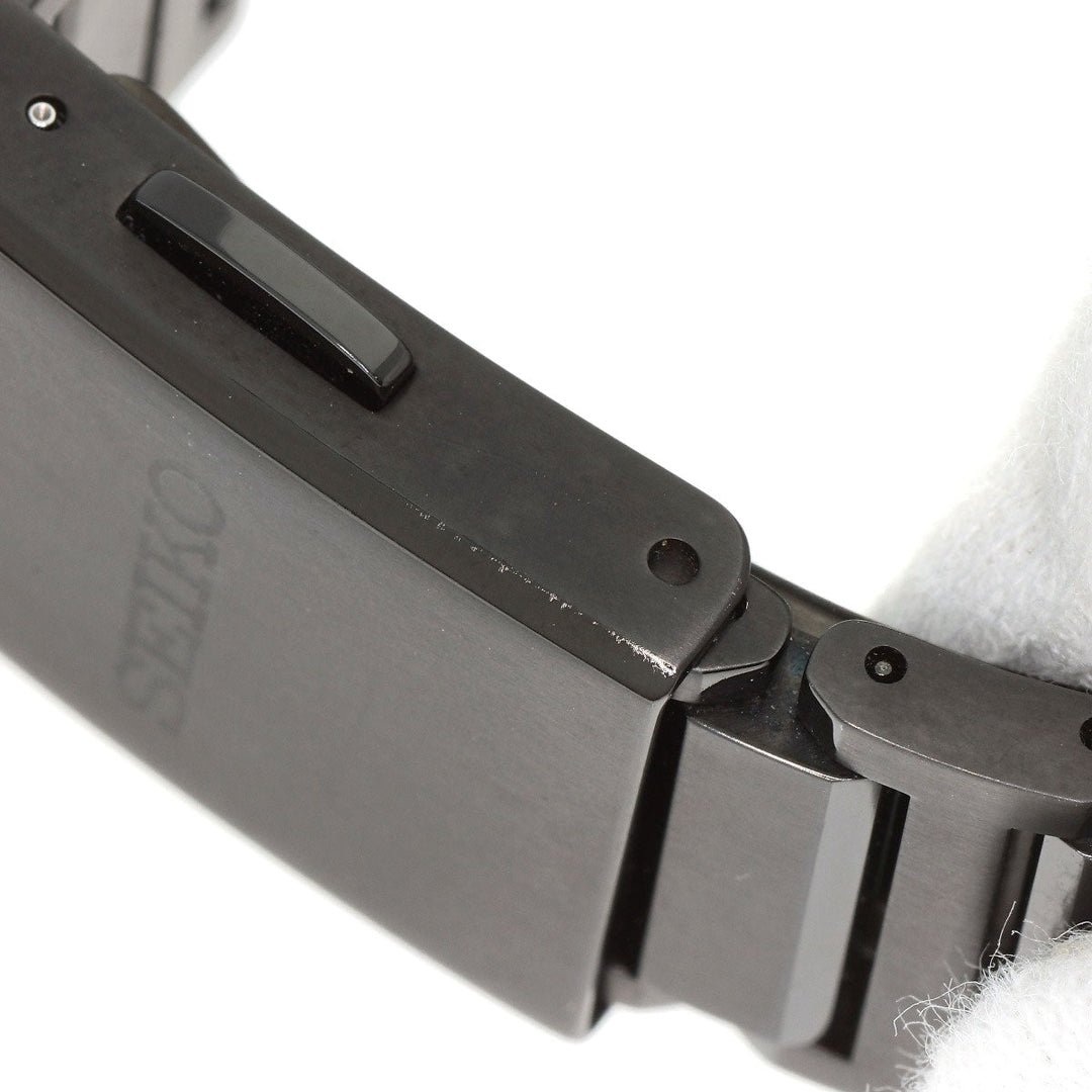 SEIKO Watches Solar Powered SBX19 Titanium, Titanium black Astron Resident Evil Death Island Chris's model black dial mens Used Authentic