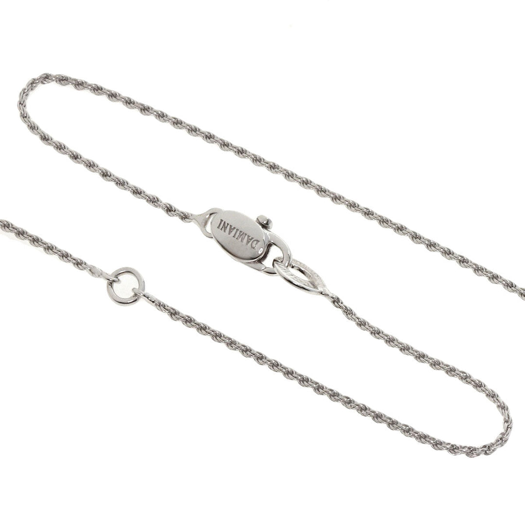 Damiani Necklace K18WG Silver Belle Epoque M Diamond Ruby Women Used Authentic