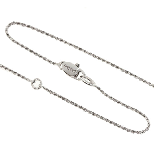 Damiani Necklace K18WG Silver Belle Epoque M Diamond Ruby Women Used Authentic