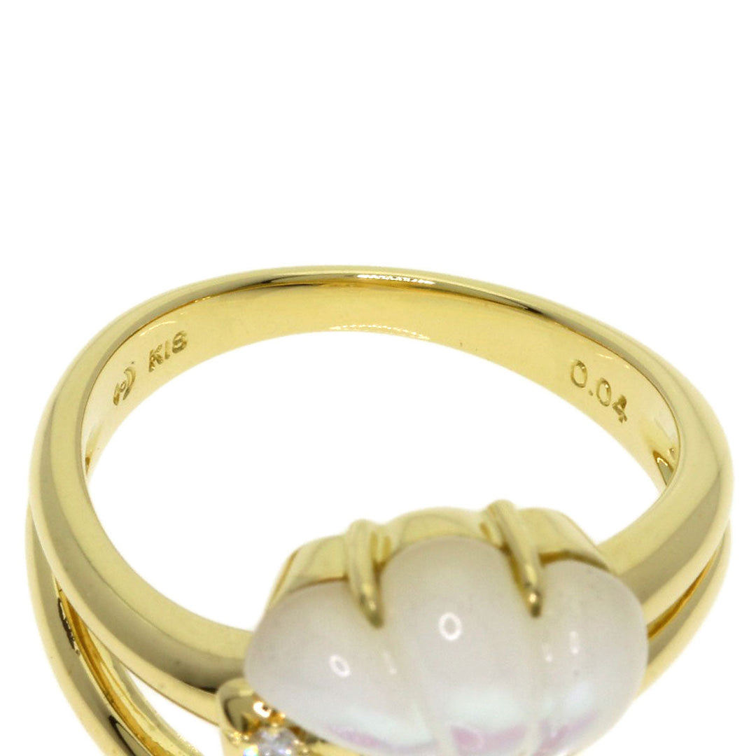 TASAKI Ring 18K Yellow Gold gold White Shell Diamond