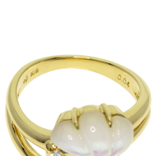 TASAKI Ring 18K Yellow Gold gold White Shell Diamond