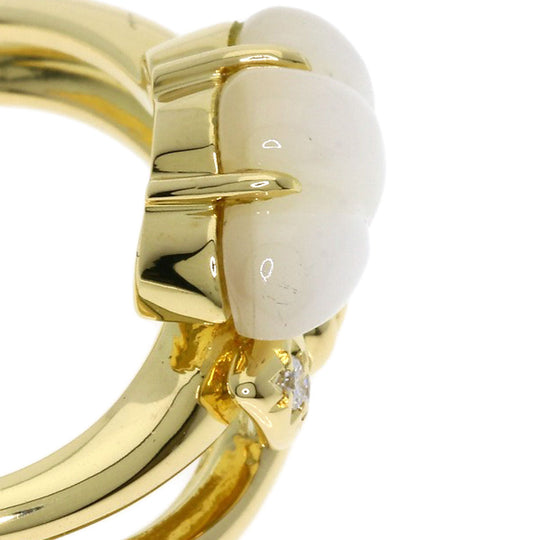 TASAKI Ring 18K Yellow Gold gold White Shell Diamond