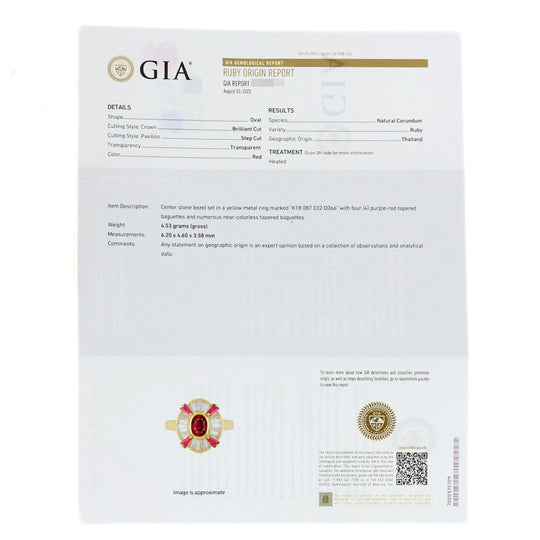 TASAKI Ring 18K Yellow Gold gold Ruby diamond Women Used Authentic