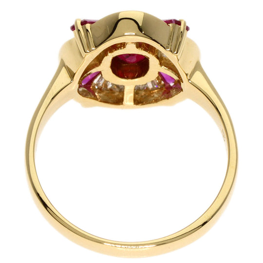 TASAKI Ring 18K Yellow Gold gold Ruby diamond Women Used Authentic