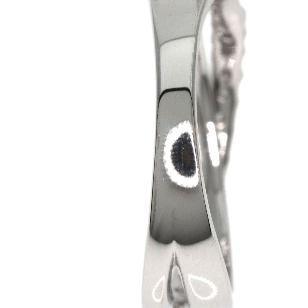Ponte Vecchio Ring K18WG Silver diamond