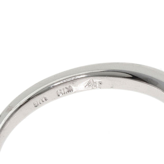 Ponte Vecchio Ring K18WG Silver Flower Diamond